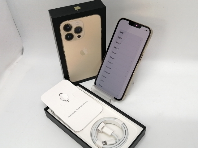 【中古】【赤ロム保証あり】Apple SoftBank 【SIMフリー】 iPhone 13 Pro 128GB ゴールド MLUH3J/A【川越クレアモール】保証期間１ヶ月【ランクA】_7