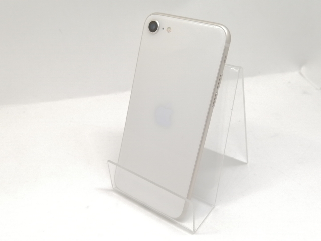 【中古】Apple au 【SIMフリー】 iPhone SE（第3世代） 128GB スターライト MMYG3J/A【川越クレアモール】保証期間１ヶ月【ランクB】