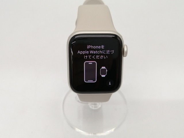 【中古】Apple Apple Watch SE2 40mm GPS スターライトアルミニウムケース/スターライトスポーツバンド MNJP3J/A【川越クレアモール】保