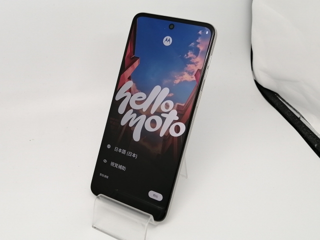 中古】MOTOROLA ymobile 【SIMフリー】 moto g64y 5G バニラクリーム