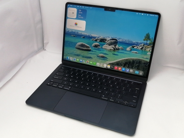 【中古】Apple MacBook Air 13インチ CTO (M2,2022) ミッドナイト M2(CPU:8C/GPU:8C)/8G/256G/30W AC【川越クレアモール】保証期間１ヶ月【ランクB】 58,188円