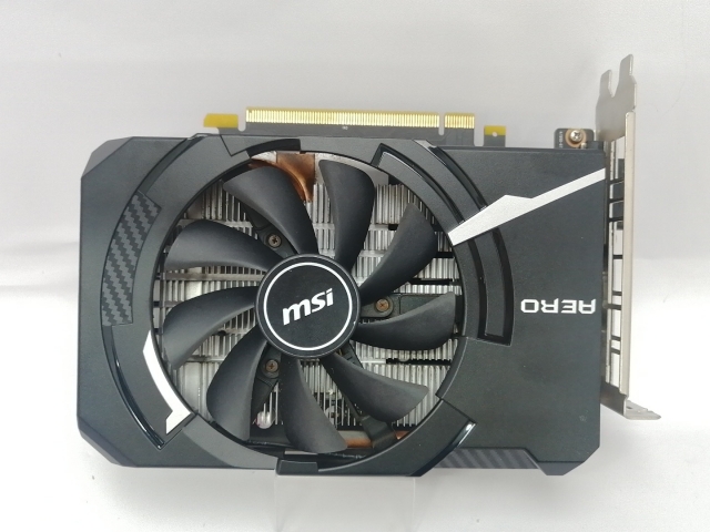 【中古】MSI GeForce GTX 1660 SUPER AERO ITX OC GTX1660Super/6GB(GDDR6)/PCI-E【川越クレアショッピングセンター】言いはなつ継続期間１週