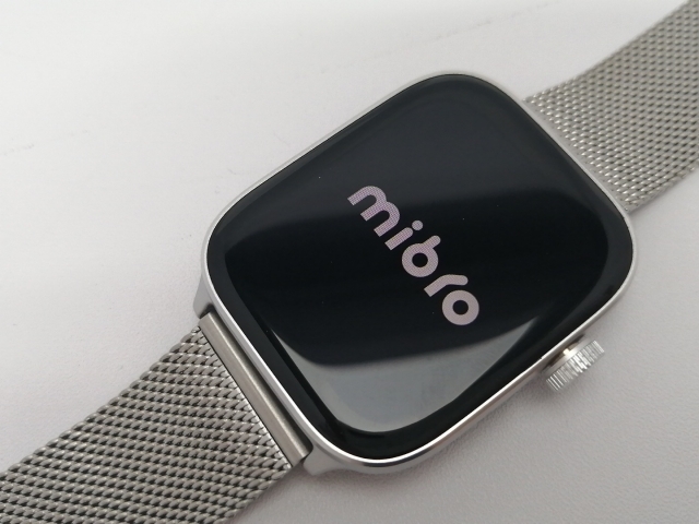 【中古】Mibro Mibro Watch FIT しろがね色 XPAW027【川越クレアショッピングセンター】言いはなつ継続期間１ヶ月【位置づけるA】