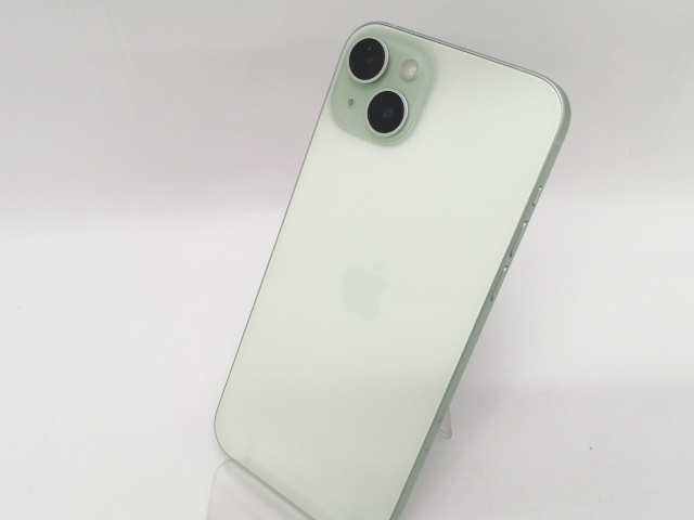 【中古】Apple 国内版 【SIMフリー】 iPhone 15 Plus 128GB グリーン MU0E3J/A【川越クレアモール】保証期間１ヶ月【ランクA】