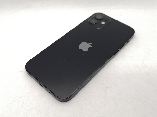 【中古】Apple SoftBank 【SIMロック解除済み】 iPhone 12 64GB ブラック MGHN3J/A【川越クレアモール】保証期間１ヶ月【ランクB】