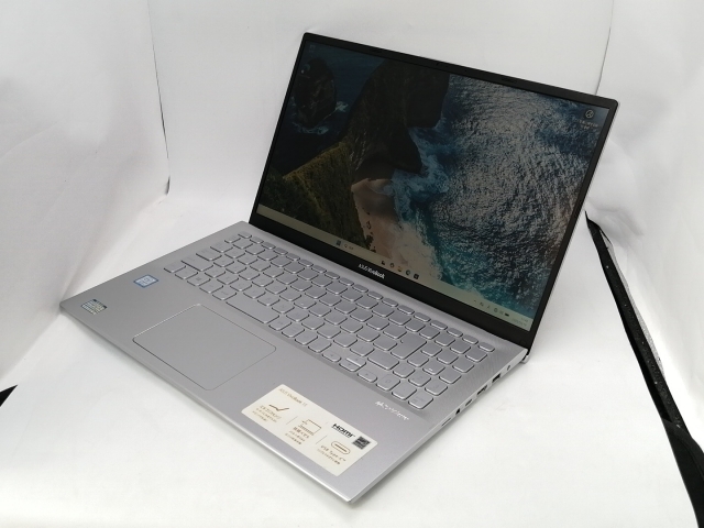 【中古】ASUS VivoBook 15 X512FA X512FA トランスペアレントシルバー【i5-8265U 8G 256G(SSD) WiFi 15LCD(1920x1080)】【川越クレアモール】保証期間１ヶ月【ランクC】