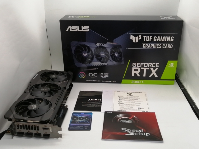 美品 ASUS TUF-RTX3080TI-O12G-GAMING ASUS TUF Gaming GeForce RTX