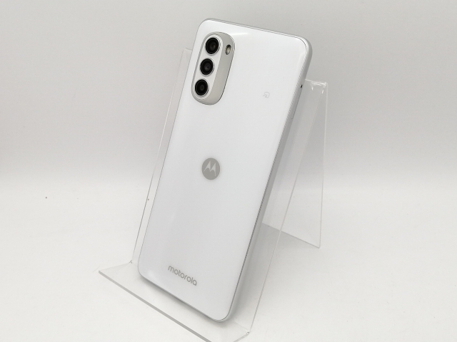 【中古】MOTOROLA 国内版 【SIMフリー】 moto g52j 5G パールホワイト 6GB 128GB PATM0001JP【高崎モントレー】保証期間１ヶ月【ランクB】