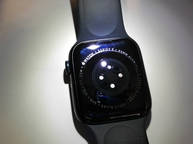 【中古】Apple Apple Watch Series9 45mm Cellular ミッドナイトアルミニウムケース/ミッドナイトスポーツバンド(S/M) MRMC3J/A【高崎モントレー】保証期間１ヶ月【ランクC】_7