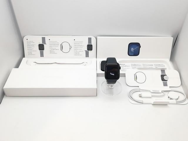 【中古】Apple Apple Watch Series9 45mm Cellular ミッドナイトアルミニウムケース/ミッドナイトスポーツバンド(S/M) MRMC3J/A【高崎モントレー】保証期間１ヶ月【ランクC】_8