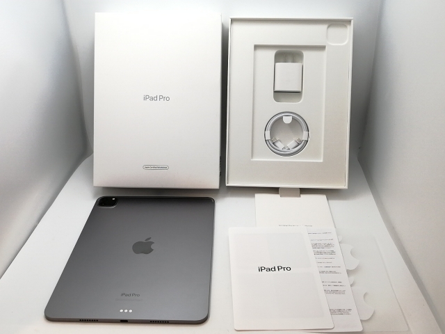 【中古】Apple 【Wi-Fi】 11インチ iPad Pro（第4世代/2022） 128GB スペースグレイ MNXD3J/A【高崎モントレー】保証期間１ヶ月【ランクA】_7