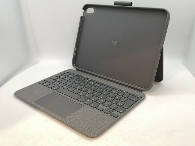 【中古】Logicool COMBO TOUCH iPad iPad (第10世代/A16)用 iK1059GRA [オックスフォードグレー/日本語]【高崎モントレー】保証期間１週間