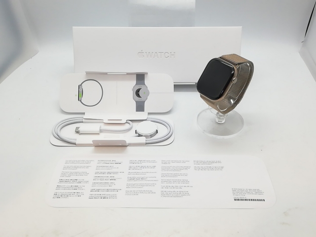 【中古】Apple Apple Watch Series11 46mm Cellular ゴールドチタニウムケース/ゴールドミラネーゼループ (M/L) MFD84J/A【横浜】保証期間１ヶ月【ランクA】_7