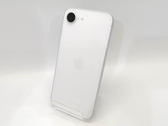 【中古】Apple 楽天モバイル 【SIMフリー】 iPhone 16e 128GB ホワイト MD1R4J/A【高崎モントレー】保証期間１ヶ月【ランクA】