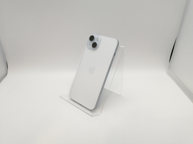 【中古】Apple 国内版 【SIMフリー】 iPhone 15 Plus 128GB ブルー MU0D3J/A【高崎モントレー】保証期間１ヶ月【ランクA】