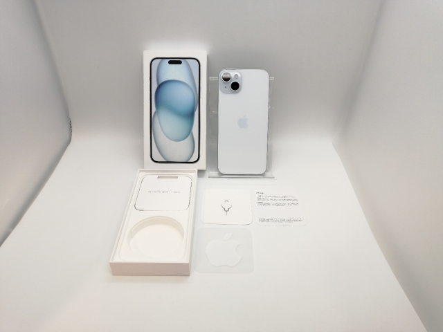 【中古】Apple 国内版 【SIMフリー】 iPhone 15 Plus 128GB ブルー MU0D3J/A【高崎モントレー】保証期間１ヶ月【ランクA】_3