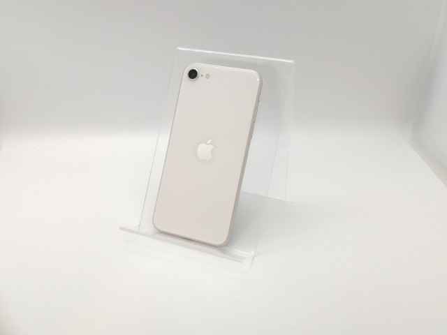 【中古】Apple SoftBank 【SIMフリー】 iPhone SE（第3世代） 128GB スターライト MMYG3J/A【高崎モントレー】保証期間１ヶ月【ランクB】