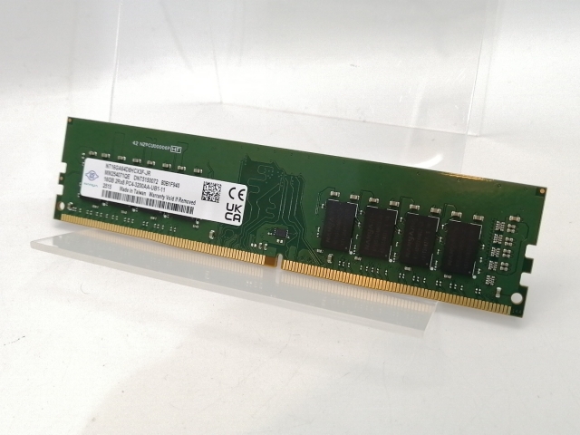【中古】DDR4 16GB PC4-25600(DDR4-3200)【デスクトップPC用】【高崎モントレー】保証期間１週間