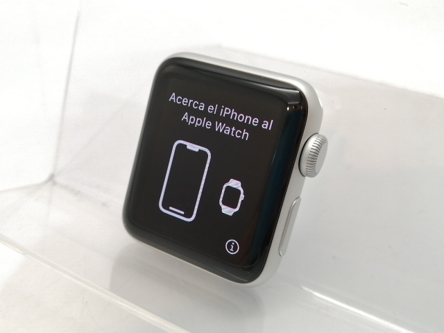 【中古】Apple Apple Watch Series3 GPS 38mm シルバーアルミケース (バンド無し)【高崎モントレー】保証期間１ヶ月【ランクB】