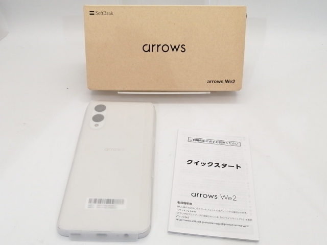 【未使用】FCNT SoftBank 【SIMフリー】 arrows We2 ミストホワイト 4GB 64GB A402FC【OSU301】保証期間３ヶ月_2