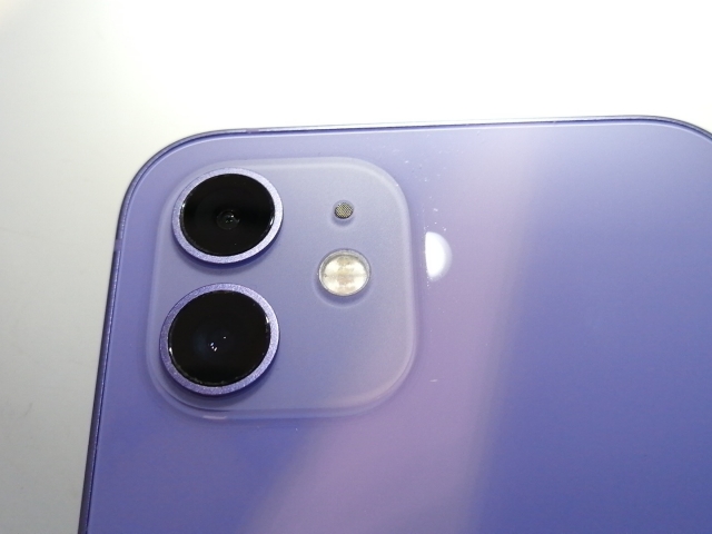 【中古】Apple au 【SIMロック解除済み】 iPhone 12 128GB パープル MJNJ3J/A【池袋東口】保証期間１ヶ月【ランクC】_8
