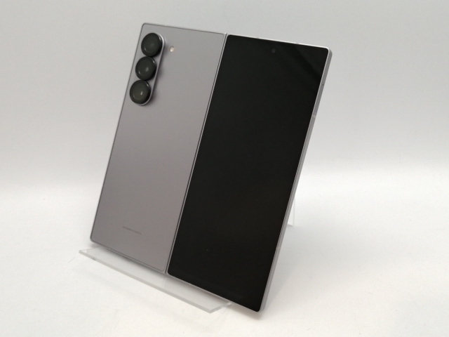 中古】SAMSUNG 国内版 【SIMフリー】 Galaxy Z Fold6 シルバーシャドウ