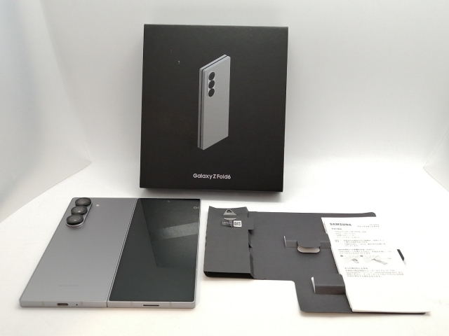 中古】SAMSUNG 国内版 【SIMフリー】 Galaxy Z Fold6 シルバーシャドウ