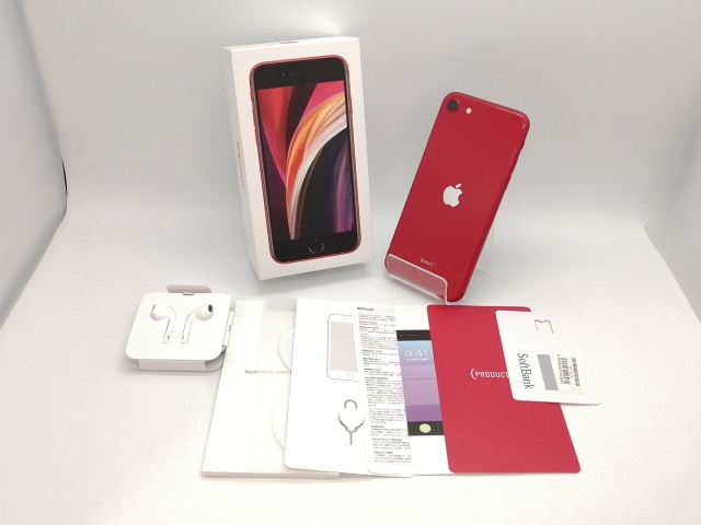 【中古】Apple SoftBank 【SIMロック解除済み】 iPhone SE（第2世代） 64GB (PRODUCT)RED MX9U2J/A【高崎モントレー】保証期間１ヶ月【ランクC】_9