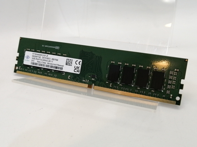 【中古】DDR4 16GB PC4-25600(DDR4-3200)【デスクトップPC用】【高崎モントレー】保証期間１週間