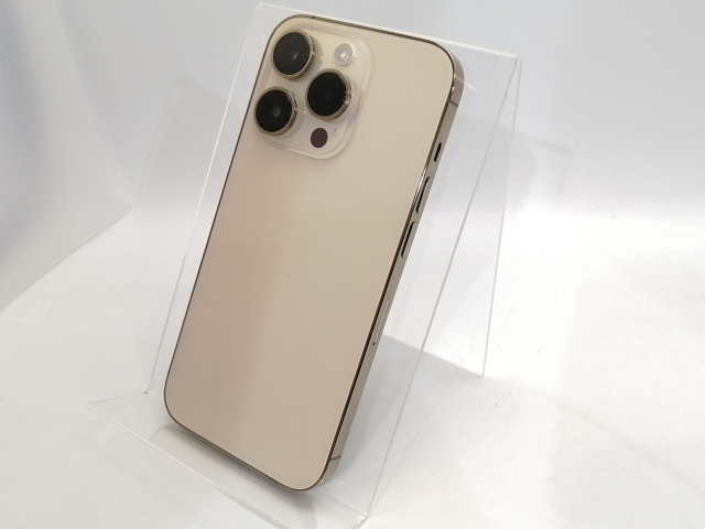 【中古】Apple au 【SIMフリー】 iPhone 14 Pro 256GB ゴールド MQ173J/A【東池袋1丁目】保証期間１ヶ月【ランクC】 55,188円