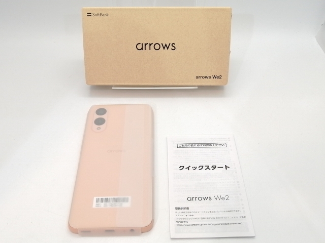 未使用】FCNT SoftBank 【SIMフリー】 arrows We2 ライトオレンジ 4GB