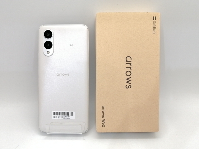 【未使用】FCNT SoftBank 【SIMフリー】 arrows We2 ミストホワイト 4GB 64GB A402FC【OSU301】保証期間３ヶ月_2