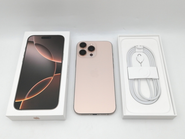 【中古】Apple 国内版 【SIMフリー】 iPhone 16 Pro Max 256GB デザートチタニウム MYWJ3J/A【中野】保証期間１ヶ月【ランクB】_7