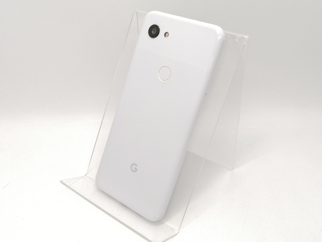 【中古】Google 国内版 【SIMフリー】 Pixel 3a G020H 64GB Clearly White【高崎モントレー】保証期間１ヶ月【ランクC】