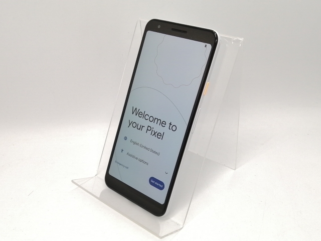 【中古】Google 国内版 【SIMフリー】 Pixel 3a G020H 64GB Clearly White【高崎モントレー】保証期間１ヶ月【ランクC】_1