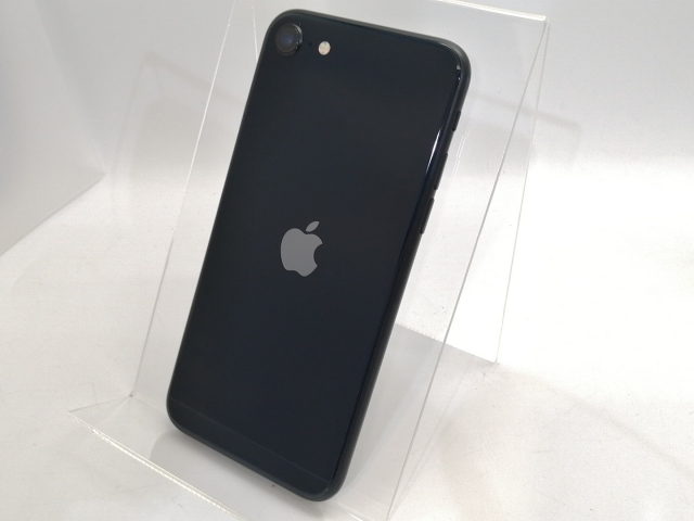 【中古】Apple SoftBank 【SIMフリー】 iPhone SE（第3世代） 64GB ミッドナイト MMYC3J/A【高崎モントレー】保証期間１ヶ月【ランクB】