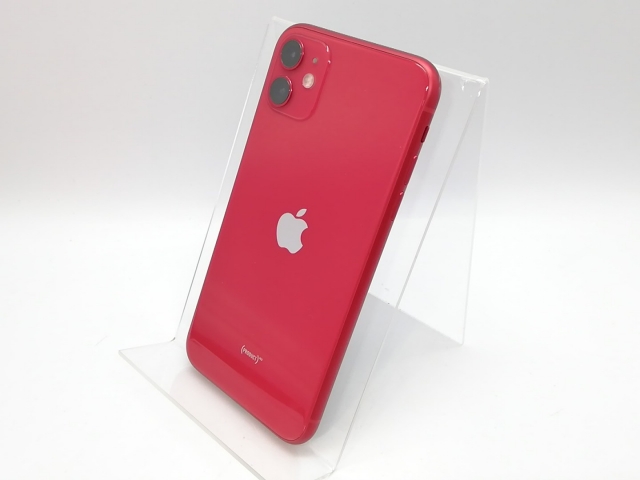 【中古】Apple SoftBank 【SIMロック解除済み】 iPhone 11 64GB (PRODUCT)RED MHDD3J/A（後期型番）【新宿】保証期間１ヶ月【ランクB】