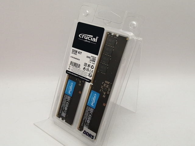 デスクトップ用 DDR5 4800 32GB（2×16GB） 32GB （16GB x2枚） DDR5