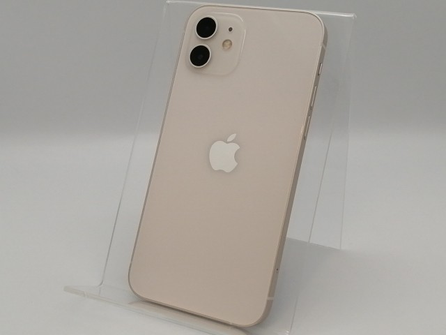 【中古】Apple au 【SIMロック解除済み】 iPhone 12 64GB ホワイト MGHP3J/A【高崎モントレー】保証期間１ヶ月【ランクA】