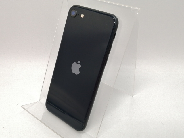 【中古】Apple SoftBank 【SIMフリー】 iPhone SE（第3世代） 128GB ミッドナイト MMYF3J/A【高崎モントレー】保証期間１ヶ月【ランクB】