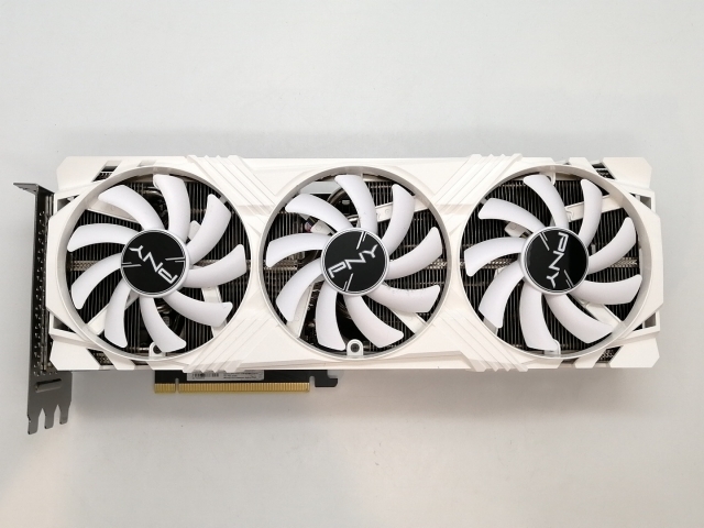 中古】PNY GeForce RTX 4070 Ti 12GB VERTO LED 3FAN White