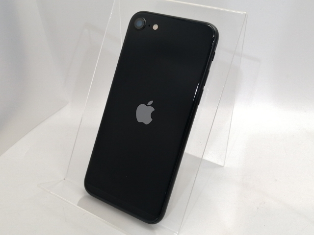 【中古】Apple SoftBank 【SIMフリー】 iPhone SE（第3世代） 64GB ミッドナイト MMYC3J/A【高崎モントレー】保証期間１ヶ月【ランクB】