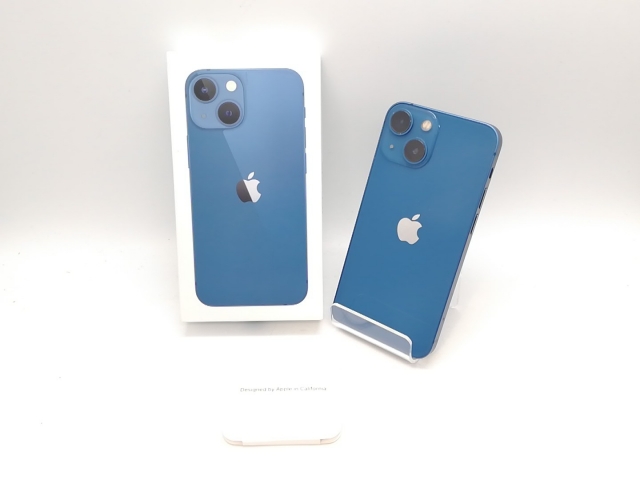 中古】Apple 国内版 【SIMフリー】 iPhone 13 mini 128GB ブルー