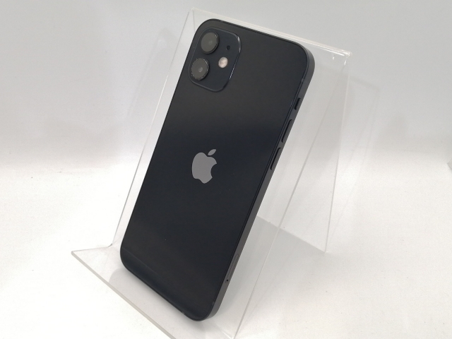 【中古】Apple 国内版 【SIMフリー】 iPhone 12 64GB ブラック MGHN3J/A【高崎モントレー】保証期間１ヶ月【ランクB】