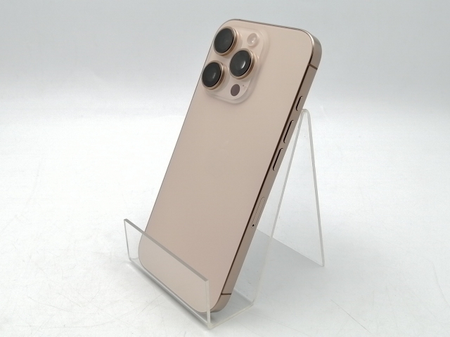 【中古】【赤ロム保証あり】Apple SoftBank 【SIMフリー】 iPhone 16 Pro 128GB デザートチタニウム MYMX3J/A【ECセンター】保証期間１ヶ月【ランクA】