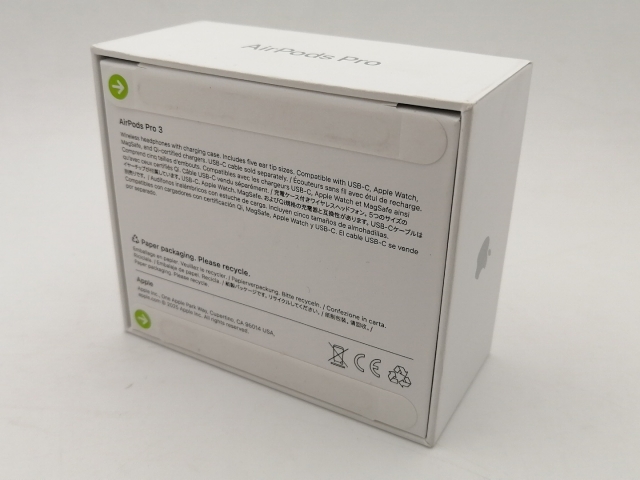 未使用】Apple AirPods Pro 3 MFHP4J/A【神保町】保証期間1ヶ月
