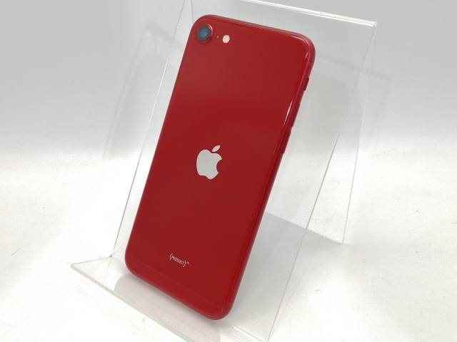 【中古】Apple SoftBank 【SIMフリー】 iPhone SE（第3世代） 64GB (PRODUCT)RED MMYE3J/A【高崎モントレー】保証期間１ヶ月【ランクB】