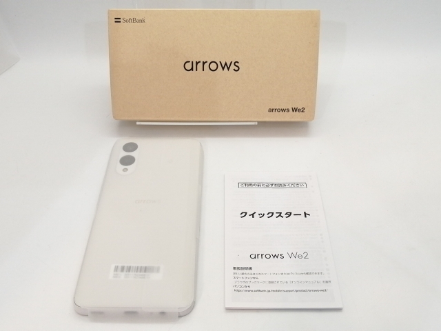 【未使用】FCNT SoftBank 【SIMフリー】 arrows We2 ミストホワイト 4GB 64GB A402FC【高崎モントレー】保証期間３ヶ月_2
