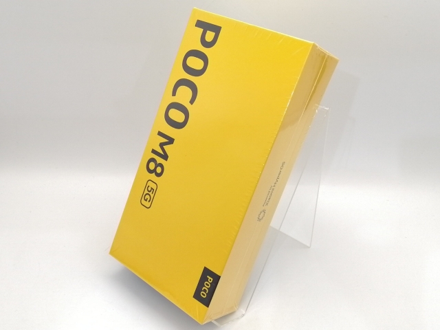 【未使用】Xiaomi 国内版 【SIMフリー】 POCO M8 5G シルバー 8GB 256GB【高崎モントレー】保証期間３ヶ月
