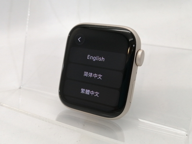 【中古】Apple Apple Watch SE3 44mm GPS スターライトアルミニウムケース (バンド無し)【高崎モントレー】保証期間１ヶ月【ランクA】